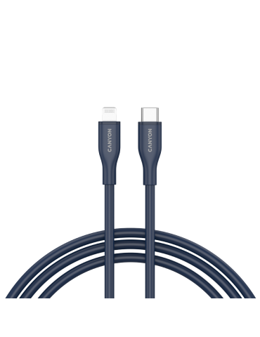 Кабел Canyon CLNM60 C-L 60W MFI 1m Silicon Blue - CNS-CLNM60SC10DB