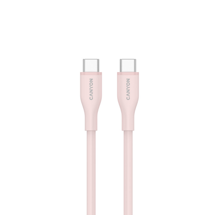 Кабел Canyon CC60SC10 C-C 60W 1m Silicon Pink Sand - CNS-CC60SC10PS