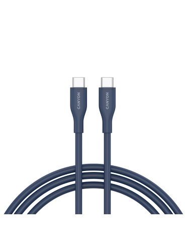 Кабел Canyon CC60SC10 C-C 60W 1m Silicon Dark blue - CNS-CC60SC10DB