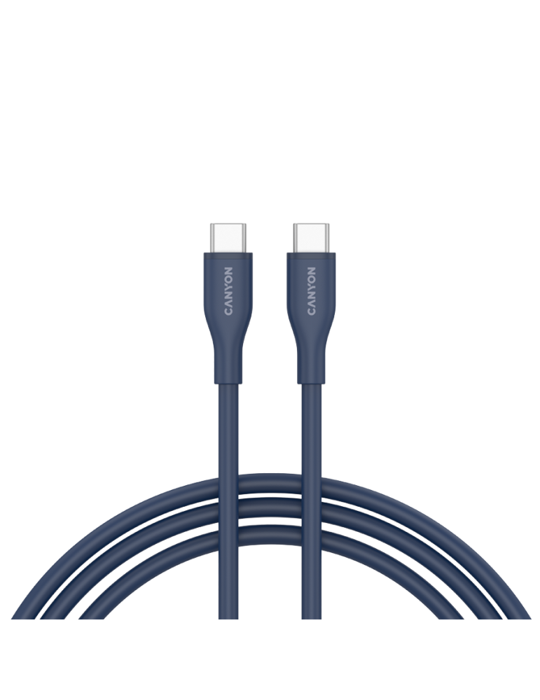 Кабел Canyon CC60SC10 C-C 60W 1m Silicon Dark blue - CNS-CC60SC10DB