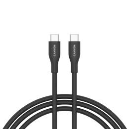 Кабел Canyon CC60SC10 C-C 60W 1m Silicon Black - CNS-CC60SC10B