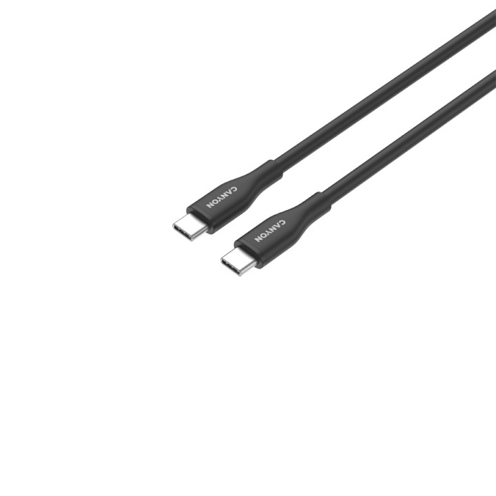 Кабел Canyon CC60SC10 C-C 60W 1m Silicon Black - CNS-CC60SC10B
