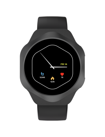 Смарт часовник Canyon Hexagon SW-88 BT-CALL Black - CNS-SW88BB