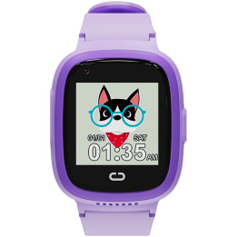 Смарт часовник за деца Canyon Sunny KW-48 Video 4G GPS Games Violet - CNE-KW48VL