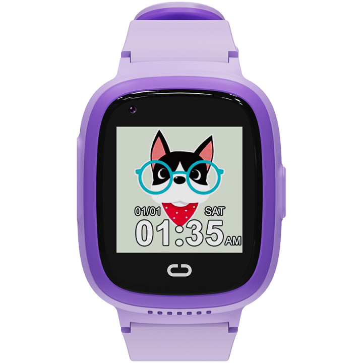 Смарт часовник за деца Canyon Sunny KW-48 Video 4G GPS Games Violet - CNE-KW48VL