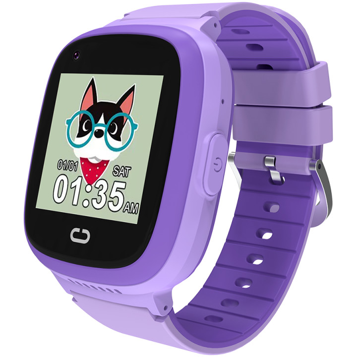 Смарт часовник за деца Canyon Sunny KW-48 Video 4G GPS Games Violet - CNE-KW48VL