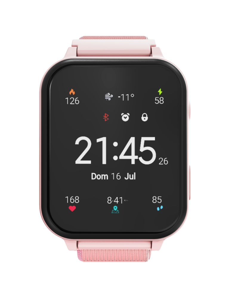 Смарт часовник за деца Canyon Alfie KW-37 MP3 Study Pink - CNE-KW37PP