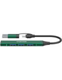 Хъб Canyon DS-02 4in1 USB-A/C Grey - CNS-TDS02G