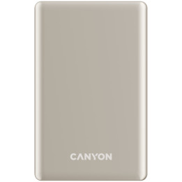 Външна батерия Canyon OnPower 505 slim Magsafe 5000 mAh PD20W Beige - CNS-CPB505BE