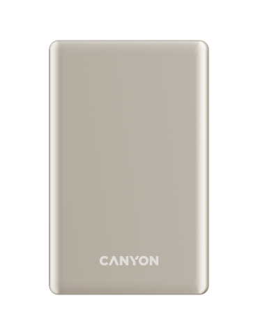 Външна батерия Canyon OnPower 510 slim Magsafe 10000 mAh PD20W Beige - CNS-CPB510BE