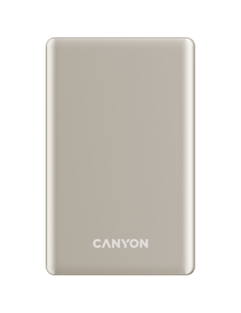 Външна батерия Canyon OnPower 510 slim Magsafe 10000 mAh PD20W Beige - CNS-CPB510BE