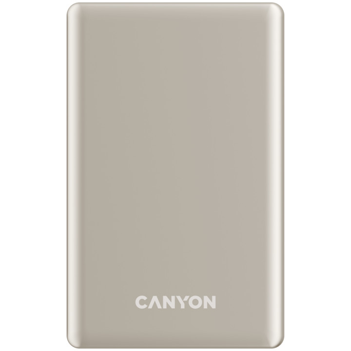 Външна батерия Canyon OnPower 510 slim Magsafe 10000 mAh PD20W Beige - CNS-CPB510BE