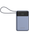 Външна батерия Canyon OnPower 600 built-in cable 20000 mAh PD65W Dark Grey - CNS-CPB600DG