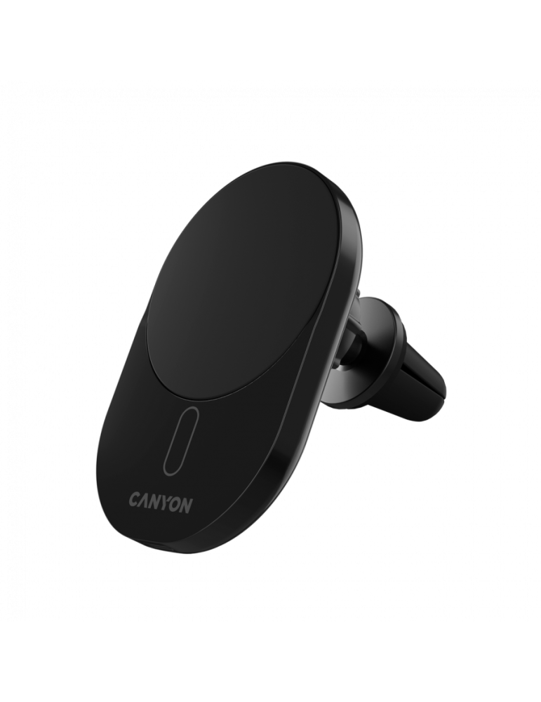 Зарядно за кола Canyon OnGrip 105 15W Qi2 Wireless Black - CNS-CCH105B