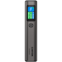 Външна батерия Canyon OnPower 230 TFT 20000 mAh PD130W Dark Grey - CNS-CPB230DG