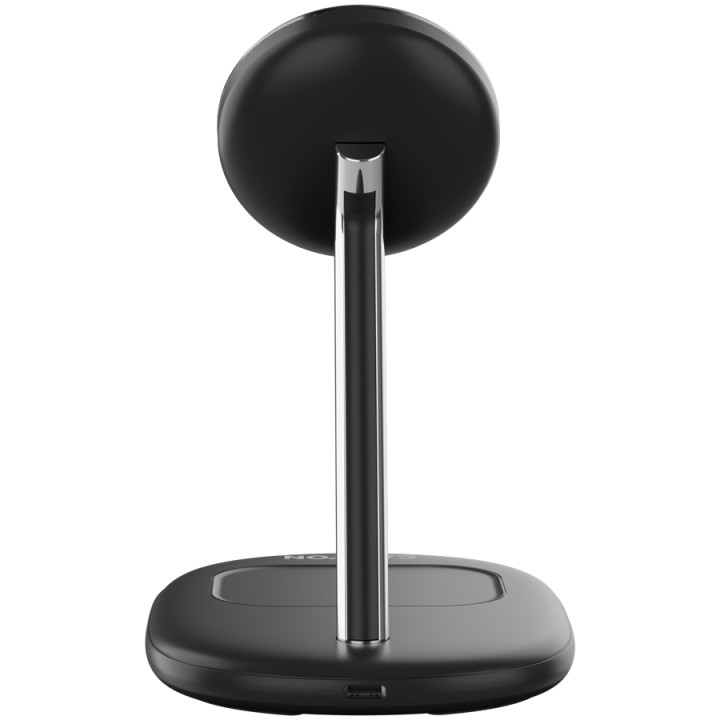 Безконтактно зарядно Canyon WCS-205 15W Qi2 2in1 Black - CNS-WCS205B