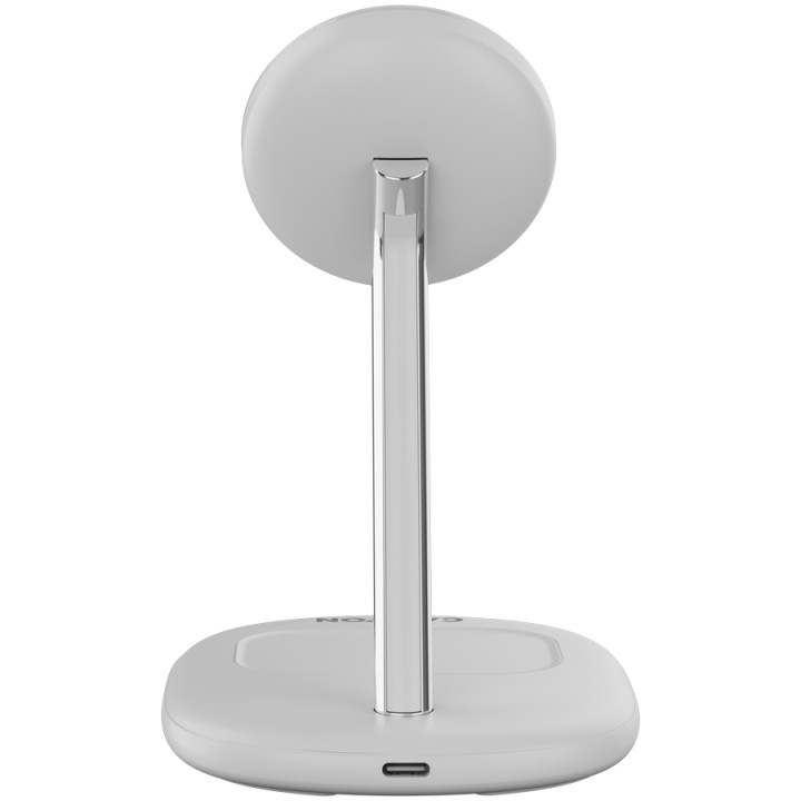 Безконтактно зарядно Canyon WCS-205 15W Qi2 2in1 White - CNS-WCS205W