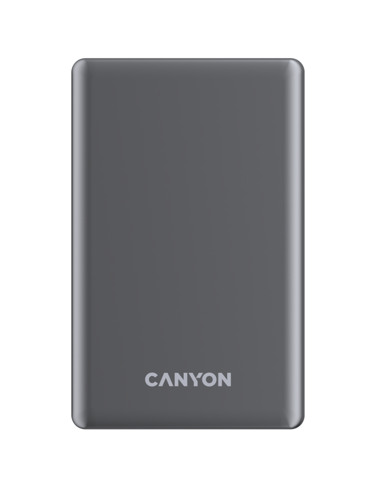 Външна батерия Canyon OnPower 510 slim Magsafe 10000 mAh PD20W Dark Grey - CNS-CPB510DG