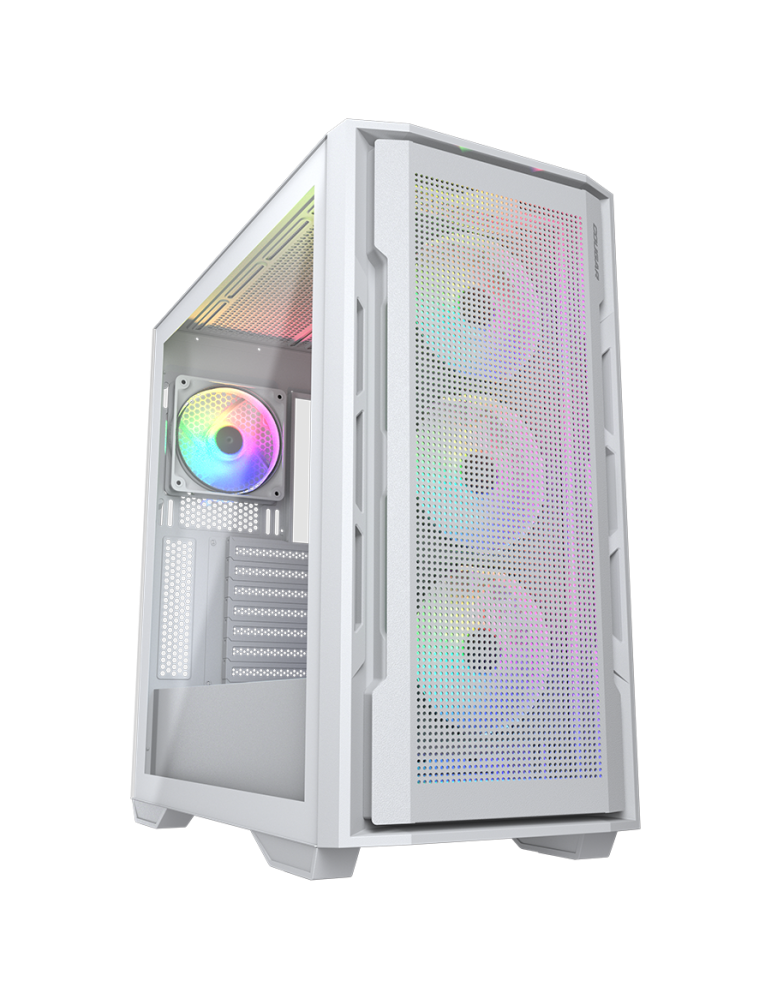 Кутия за компютър Cougar UNIFACE, Mid Tower, White - CGR-5C78W