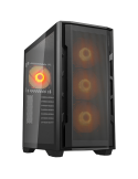Кутия за компютър Cougar UNIFACE RGB, Mid Tower, Black - CGR-5C78B-RGB