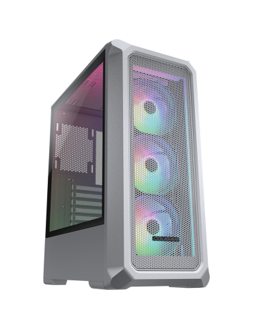 Кутия за компютър Cougar Archon 2 Mesh RGB, Mid Tower, White - CGR-5CC5W-MESH-RGB
