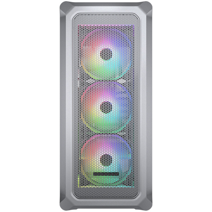Кутия за компютър Cougar Archon 2 Mesh RGB, Mid Tower, White - CGR-5CC5W-MESH-RGB