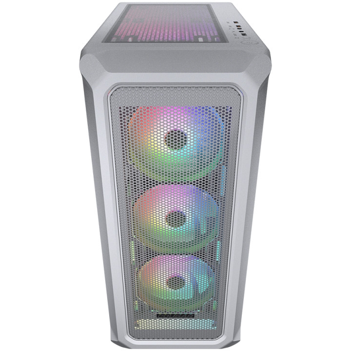 Кутия за компютър Cougar Archon 2 Mesh RGB, Mid Tower, White - CGR-5CC5W-MESH-RGB