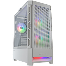Кутия за компютър Cougar AIRFACE RGB, Mid Tower, White - CGR-5ZD1W-AIR-RGB
