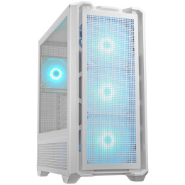 Кутия за компютър Cougar MX600, Mid Tower, White - CGR-57C9W-RGB