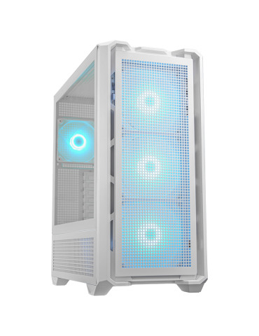 Кутия за компютър Cougar MX600, Mid Tower, White - CGR-57C9W-RGB