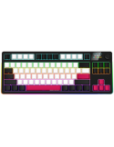 Безжична механична геймърска клавиатура Lorgar KBP70TKLW, Wireless TKL Mechanical Gaming Keyboard Pro, Black/red, EN layout - LRG-KBP70TKLW-BK-US