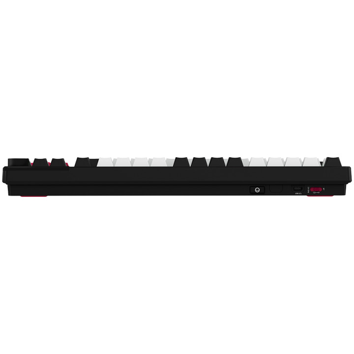Безжична механична геймърска клавиатура Lorgar KBP70TKLW, Wireless TKL Mechanical Gaming Keyboard Pro, Black/red, EN layout - LRG-KBP70TKLW-BK-US