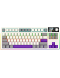 Безжична механична геймърска клавиатура Lorgar KBP70TKLW, Wireless TKL Mechanical Gaming Keyboard Pro, Beige, EN layout - LRG-KBP70TKLW-RT-US