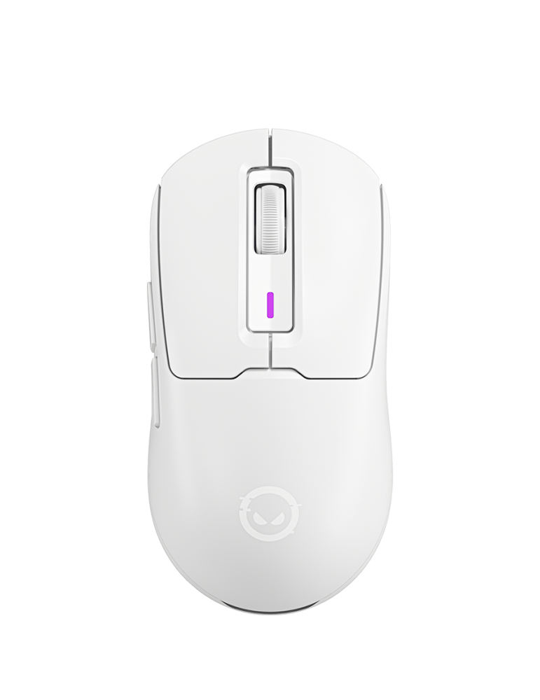 Безжична геймърска мишка Lorgar MSA10W, white - LRG-MSA10W-WH