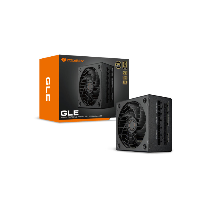 Модулно захранване Cougar GLE 1000 PSU, 80 plus Gold, 1000W, Fully Modular - CGR GMX-1000