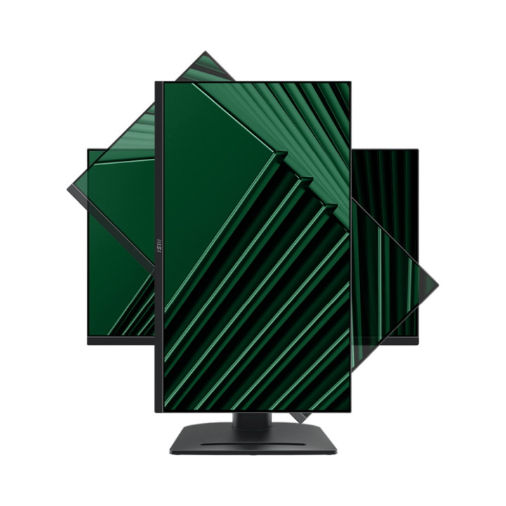 Монитор MSI PRO MP275PG, 27", 1ms, 100Hz, IPS, 1920x1080 (FHD), 16:9, FLAT, Adaptive-Sync, MSI Power Link, EyesErgo, 78% SRGB, AG, 300 nits, 1000:1, DP (1.2a), HDMI 1.4b, VGA, Line-in, Speakers 2W, Pivot, Heigh Adj. 130 mm, VESA, Black - 9S6-3PC39M-053