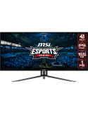 Монитор MSI MAG401QR, 40", 155Hz, 3440x1440 (UWQHD), IPS, Flat, 21:9, VESA DisplayHDR 400, Adaptive Sync, KVM, Gaming Intelligence APP, Night Vision, HDMI, DP, Type-C, USB 2.0 Type-A, Tilt, PIP and PBP, VESA 100, Black - 9S6-3EA54H-012