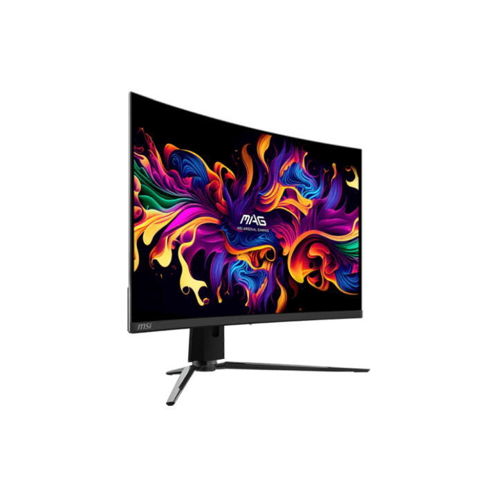 Монитор MSI MAG 321CUP QD-OLED, 31.5", 0.03ms, 165Hz, 3840x2160 (UHD), Curve 1700R, G-Sync Compatible, Oled Care 2.0, DisplayHDR 400 True Black, ClearMR 9000, FW UPDATE, Delta E?2, 1.5M:1, HDMI 2.1, DP 1.4a, TypeC DP, Heigh Adj., Black - 9S6-3DD54T-001