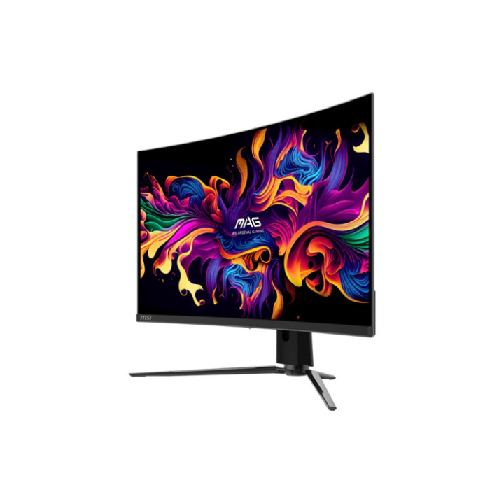 Монитор MSI MAG 321CUP QD-OLED, 31.5", 0.03ms, 165Hz, 3840x2160 (UHD), Curve 1700R, G-Sync Compatible, Oled Care 2.0, DisplayHDR 400 True Black, ClearMR 9000, FW UPDATE, Delta E?2, 1.5M:1, HDMI 2.1, DP 1.4a, TypeC DP, Heigh Adj., Black - 9S6-3DD54T-001
