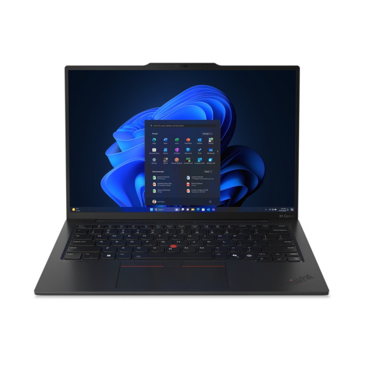 Лаптоп Lenovo ThinkPad X1 Carbon G13 Aura Intel Core Ultra 7 258V, 14" WUXGA (1920x1200) IPS, AG, Touch, RAM 32GB LPDDR5x, 1TB SSD, NPU up to 47 TOPS, 8MP Cam, FPR, Win 11 Pro - 21NS004RBM