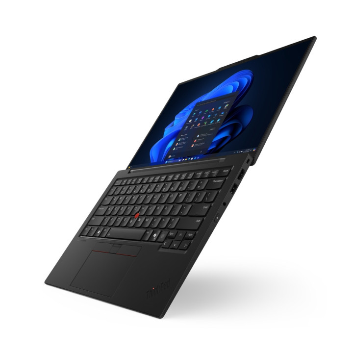Лаптоп Lenovo ThinkPad X1 Carbon G13 Aura Intel Core Ultra 7 258V, 14" WUXGA (1920x1200) IPS, AG, Touch, RAM 32GB LPDDR5x, 1TB SSD, NPU up to 47 TOPS, 8MP Cam, FPR, Win 11 Pro - 21NS004RBM