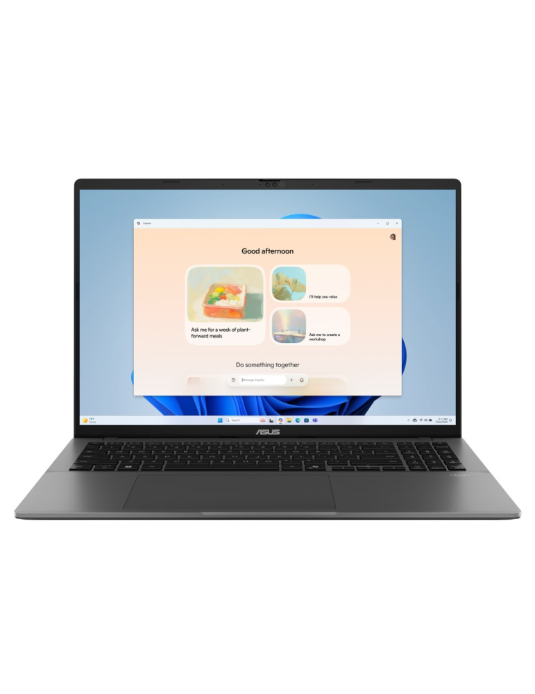 Лаптоп Asus Vivobook S S3607CA-RP036, Intel ARL H Core Ultra 7 255H, Intel AI Boost NPU, 16" OLED WUXGA(WU) (1920X1200)16:10, RAM 16GB, 1TB SSD, Backlit Num-key, No OS, Matte Gray   раница - 90NB16I2-M002H0