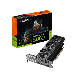 Видео карта Gigabyte Nvidia GeForce RTX 5060 Low Profile OC 8GB GDDR7, 128bit - GV-N5060OC-8GL