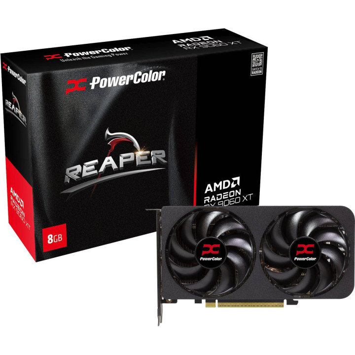 Видео карта PowerColor Radeon RX 9060 XT Reaper 8GB GDDR6, 128bit - 1A1-G00433900G