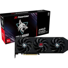 Видео карта PowerColor Radeon RX 9060 XT Hellhound OC 16GB GDDR6, 128bit - 1A1-G00433700G