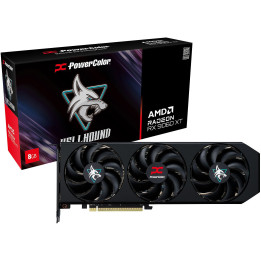 Видео карта PowerColor Radeon RX 9060 XT Hellhound OC 8GB GDDR6, 128bit - 1A1-G00434300G