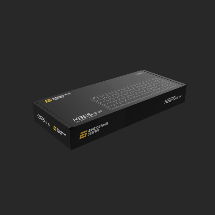 Професионална геймърска механична клавиатура Endgame Gear KB65HE 8K , Gateron Magnetic Switches, Hall Effect, RGB - Black - EGG-KB65HE-8K-RUS
