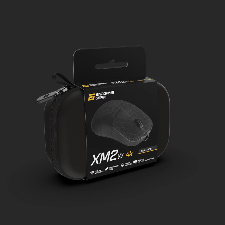 Професионална безжична геймърска мишка Endgame Gear  XM2w 4K , Dark Frost - EGG-XM2W-4K-DF