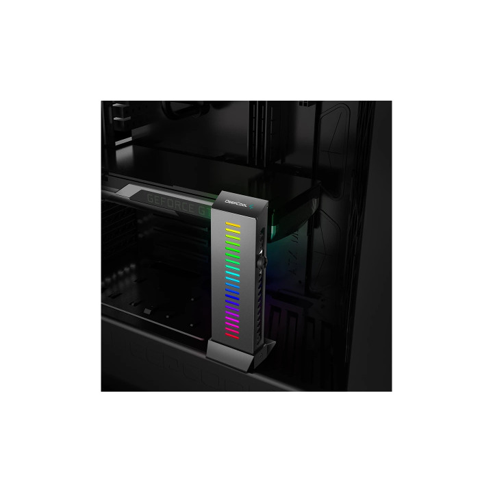 Държач за видеокарта DeepCool GH-01 Universal VGA holder, Addressable RGB - DP-GH01-ARGB