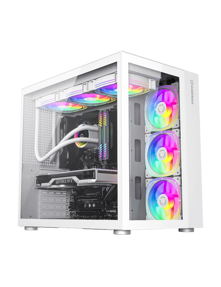 Кутия за компютър Gamemax Infinity White, ATX - GM-14100901520